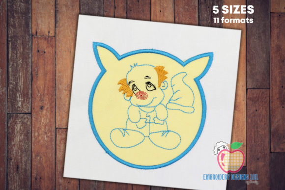 Baby and Small Clown Applique Pattern Review for Craft Fairs