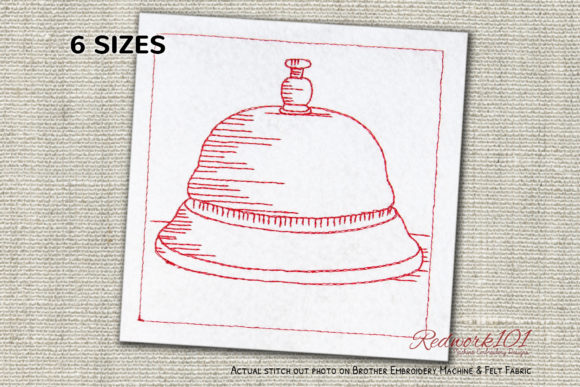 Call Bell Bluework Embroidery Design Review