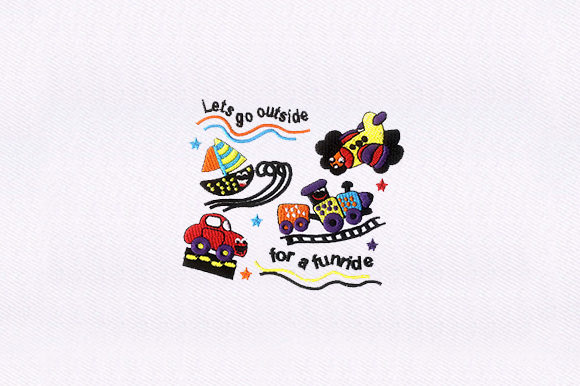 Children Funride: A Sweet Embroidery Design for Meaningful Gifts