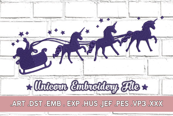 Christmas Unicorn Embroidery Design Review