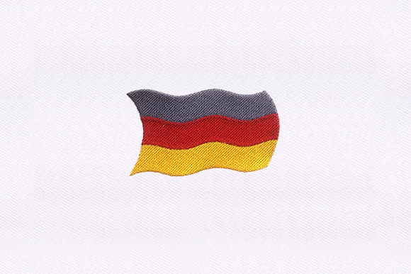 Germany Flag Design Review for Embroidery Projects