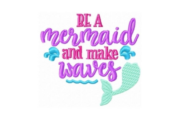 Mermaid Makes Waves: A Delightful Embroidery Design for Meaningful Gifts