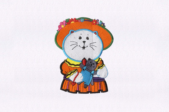 Playful Cat Embroidery Design Review