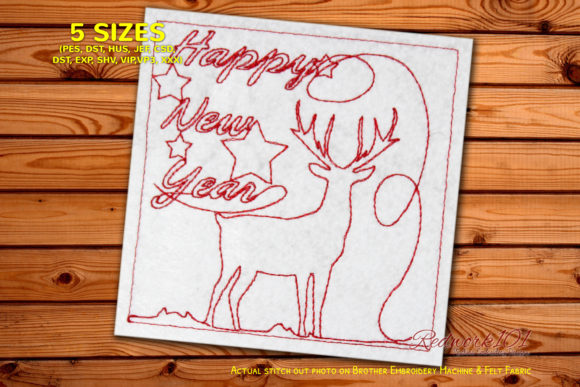 Reindeer New Year Card Review for Real Projects